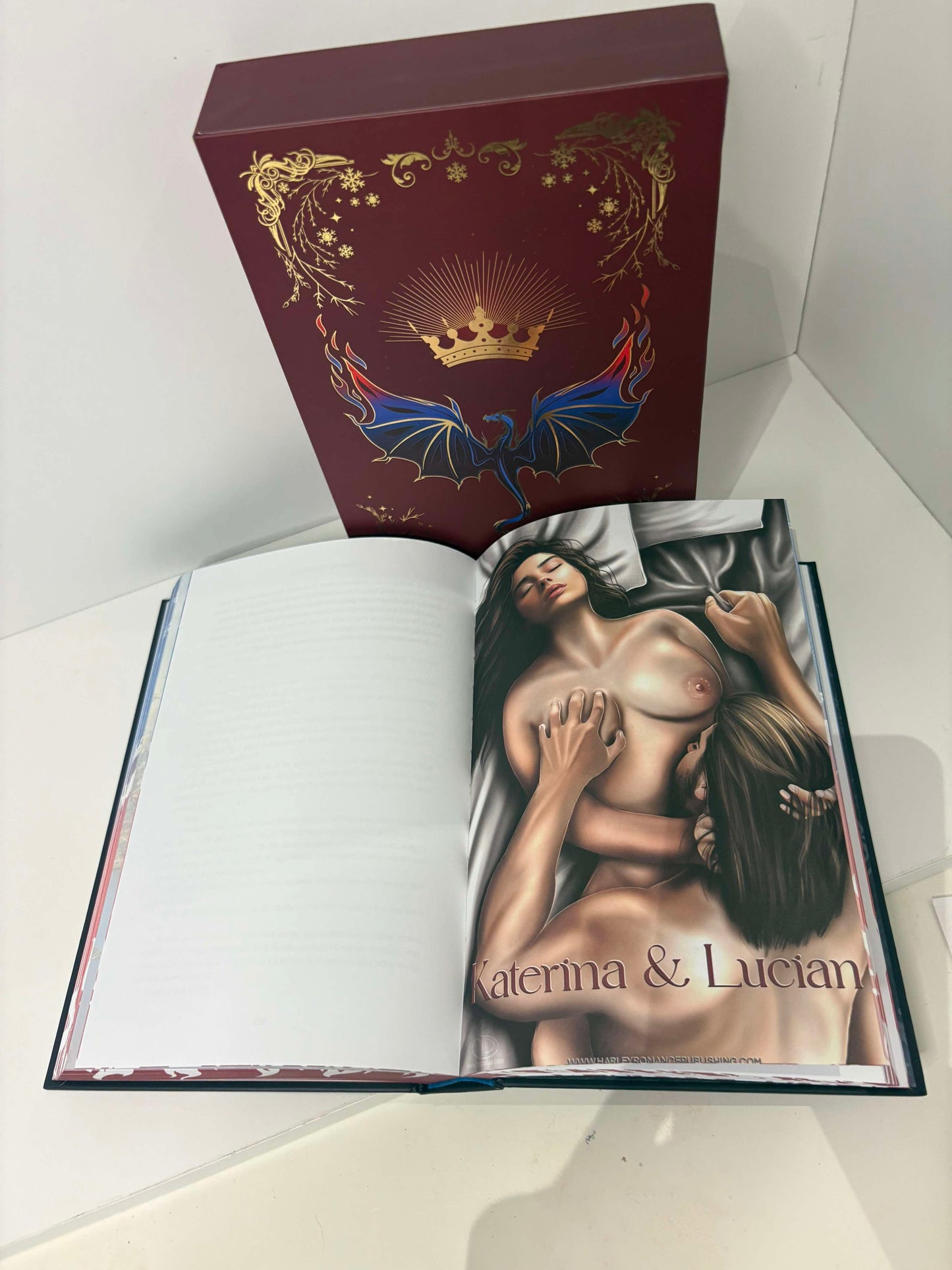 Signed Hardback - The Dragon Kings of Fire and Ice by Amelia Shaw
