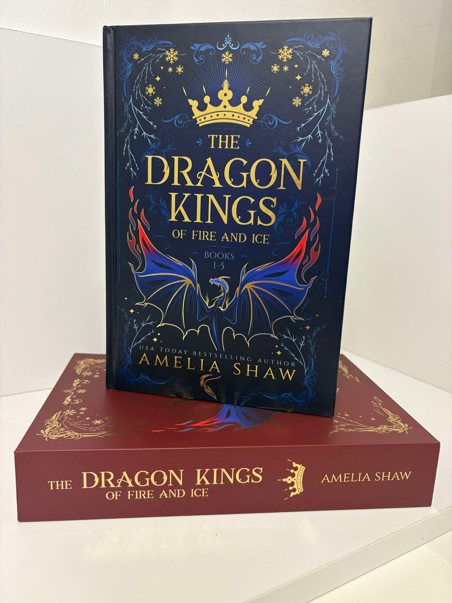 Signed Hardback - The Dragon Kings of Fire and Ice by Amelia Shaw