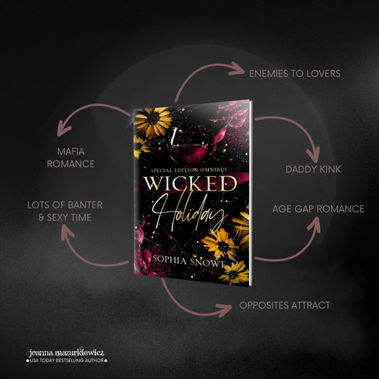 Wicked Holiday Discreet Cover Paperback  - Mafia Romance Special Kickstarter Edition