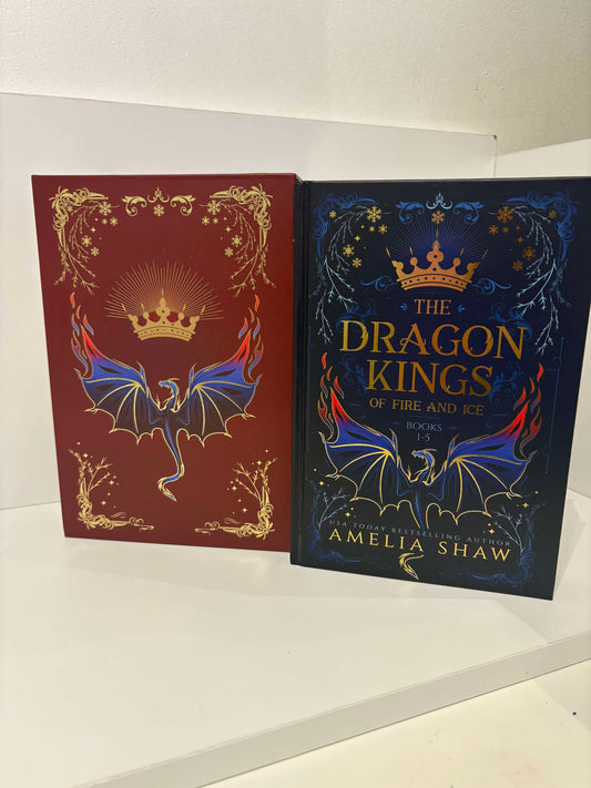 Signed Hardback - The Dragon Kings of Fire and Ice by Amelia Shaw