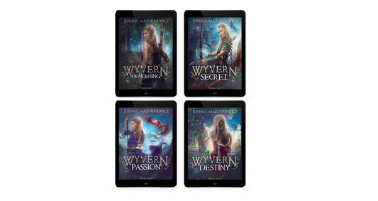 4 Signed Paperbacks of the Mage Chronicles Series