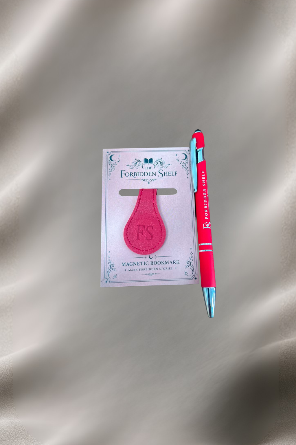 Forbidden Shelf Magnetic Bookmark & Pen Combo
