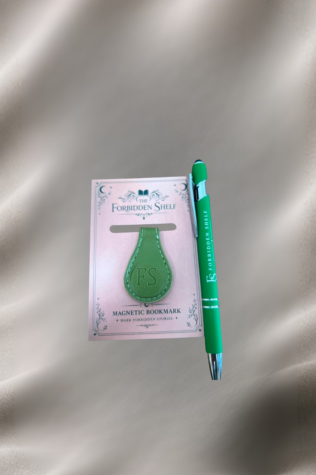 Forbidden Shelf Magnetic Bookmark & Pen Combo