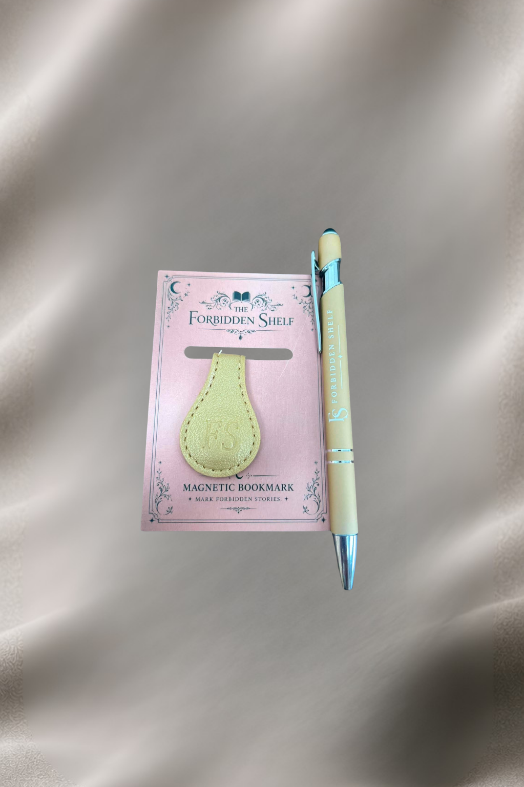 Forbidden Shelf Magnetic Bookmark & Pen Combo