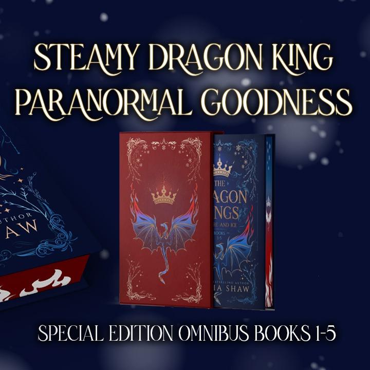 Pre-order Signed Hardback - The Dragon Kings of Fire and Ice by Amelia Shaw