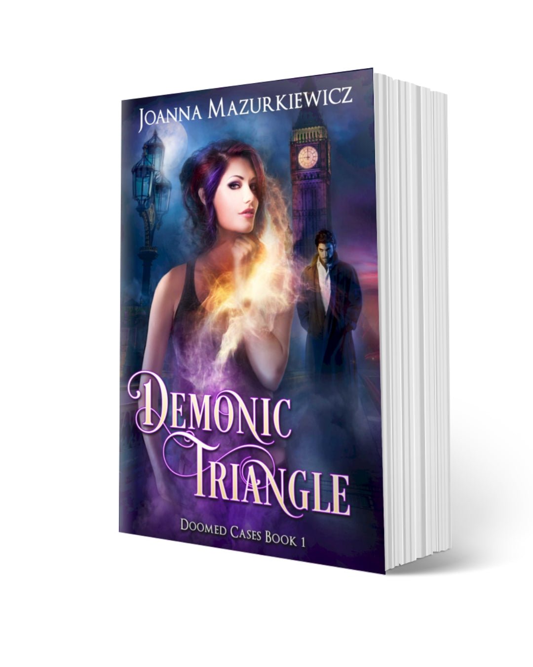 Paperback Copy of Demonic Triangle (Doomed Cases Book 1) - JMazurkiewiczbookstore