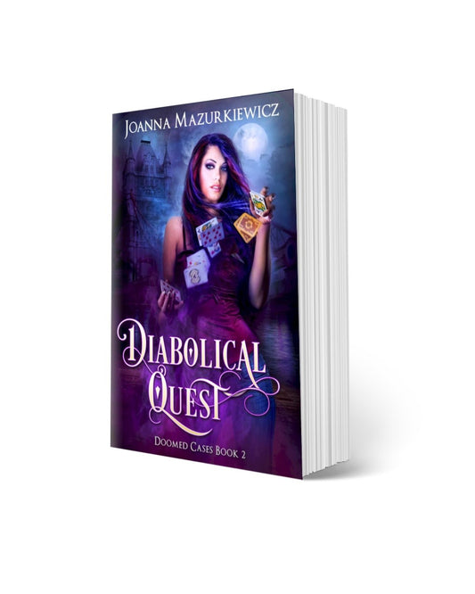 Paperback Copy of Diabolical Quest (Doomed Cases Book 2) - JMazurkiewiczbookstore